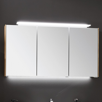 Puris D.light Spiegelschrank 120 cm mit Aufsatzleuchte 