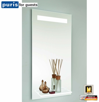 Puris For Guests Flächenspiegel 40 cm mit LED Lichtfläche (FSA554001) 