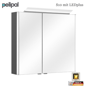 Pelipal Neutraler Spiegelschrank 77 cm mit LEDplus - S10-SPS 09 