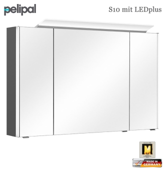 Pelipal Neutraler Spiegelschrank 112 cm mit LEDplus - S10-SPS 18 