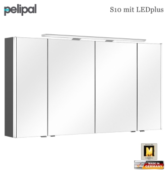Pelipal Neutraler Spiegelschrank 132 cm mit LEDplus - S10-SPS 24 