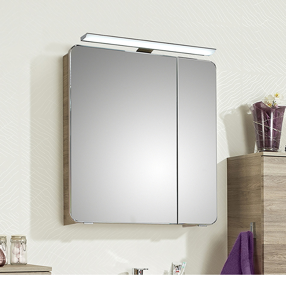 Pelipal Balto Spiegelschrank 65 cm mit gerundeten Ecken